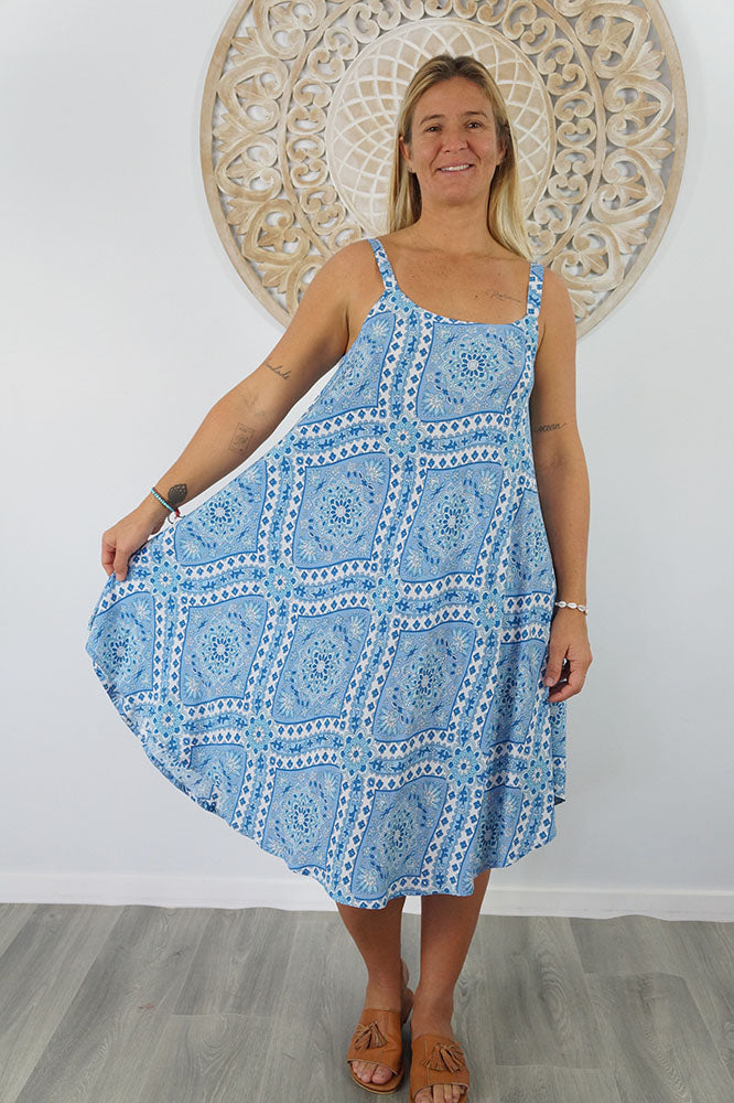 Montego Dress "Geo Crossover"