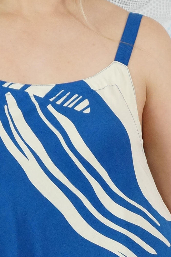 Montego Dress "Footprints"