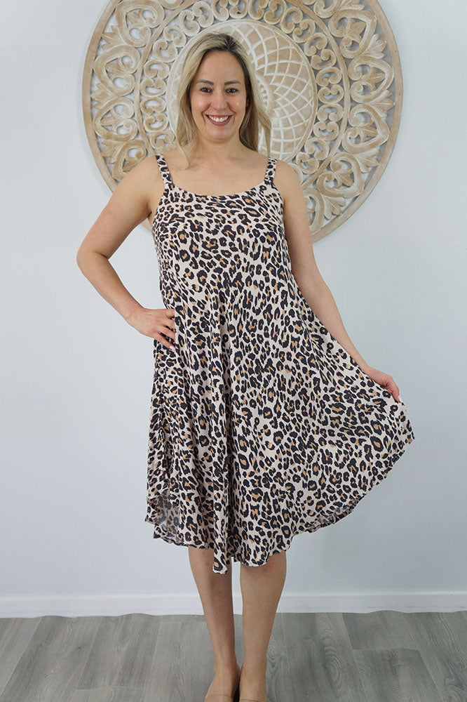 Montego Dress "Leopard"