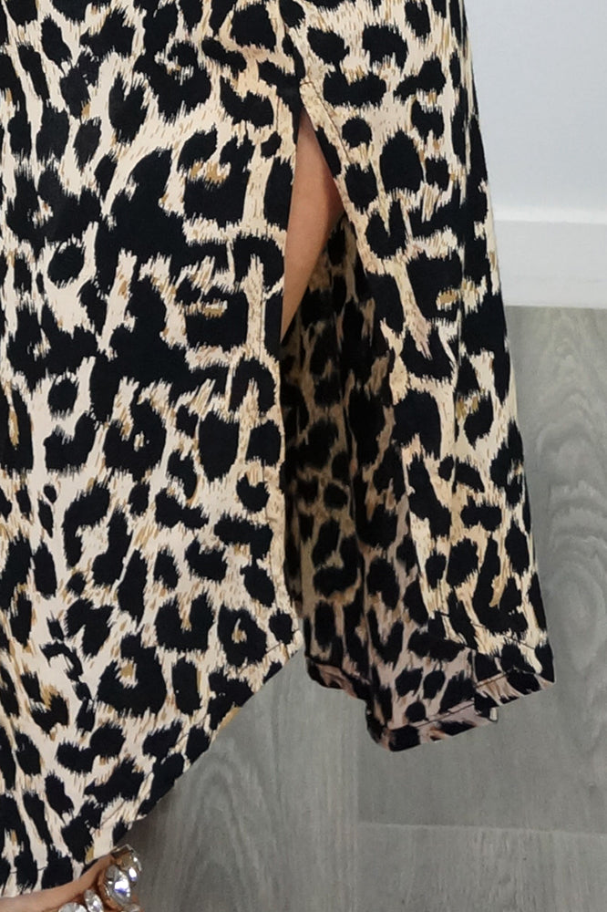 Mykonos Dress "Leopard"