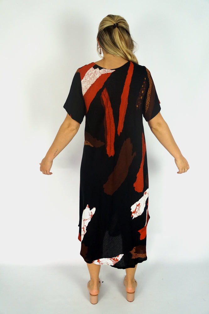 Newport Dress "Abstract"