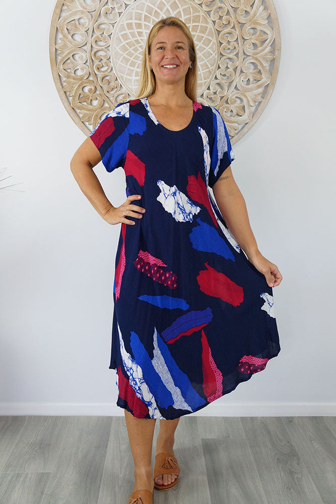 Newport Dress "Abstract"