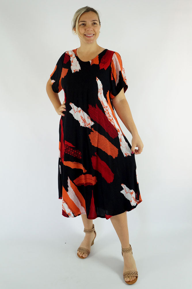 Newport Dress "Abstract"