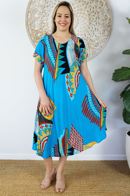 Newport Dress "Aztec"