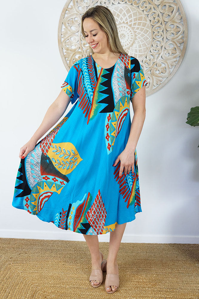 Newport Dress "Aztec"
