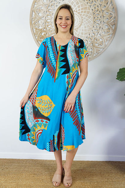 Newport Dress "Aztec"