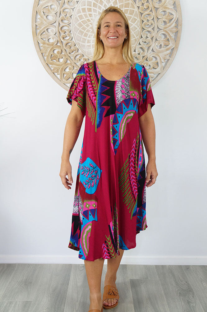 Newport Dress "Aztec"