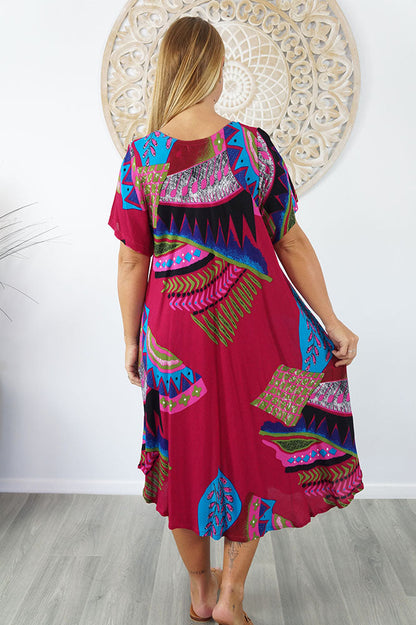 Newport Dress "Aztec"