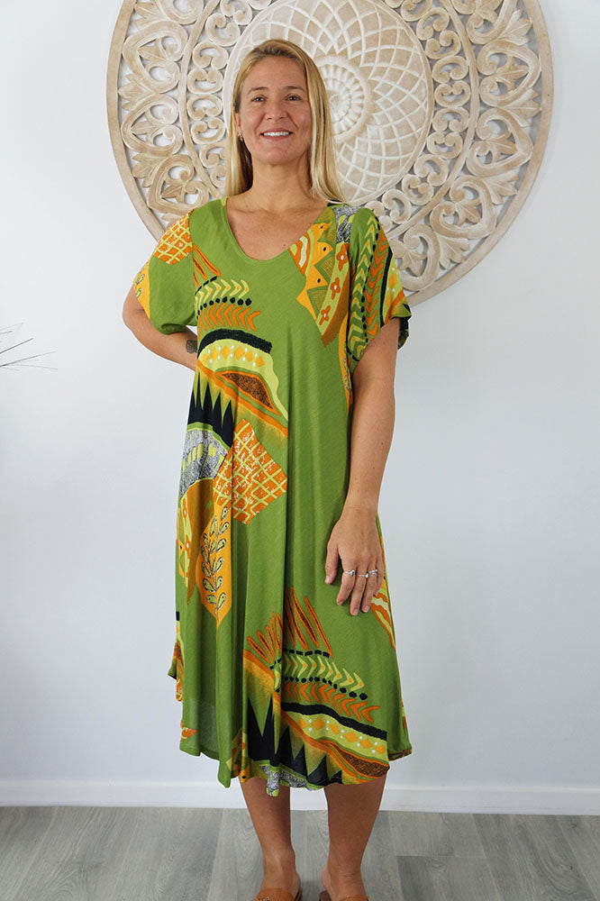 Newport Dress "Aztec"