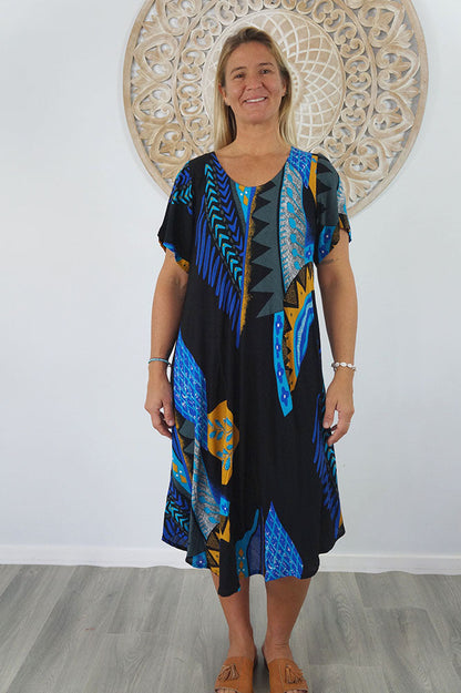 Newport Dress "Aztec"