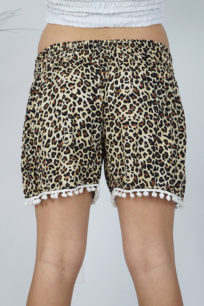 Pom Pom Short "Cheetah"