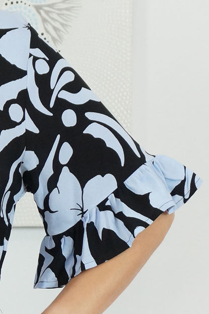 Raglan Tunic "Island Flower"