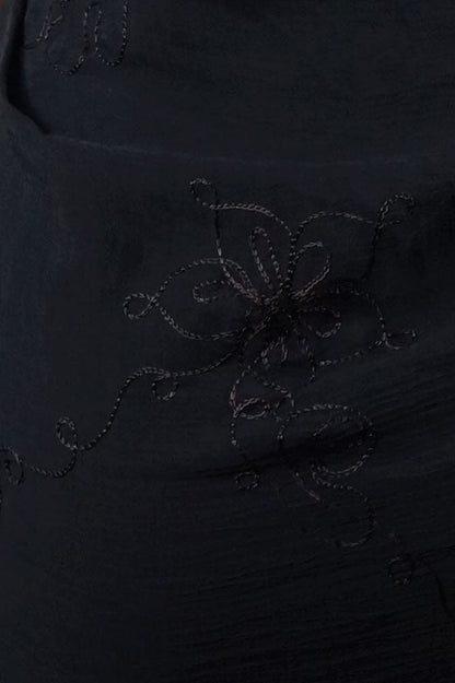 Embroidered Chiffon Sarong