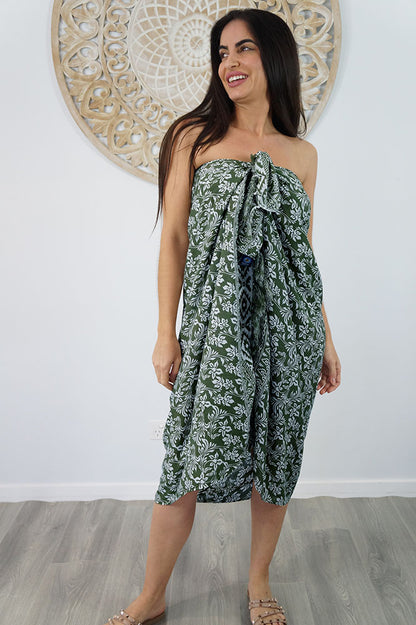 "Gardenia" Sarong