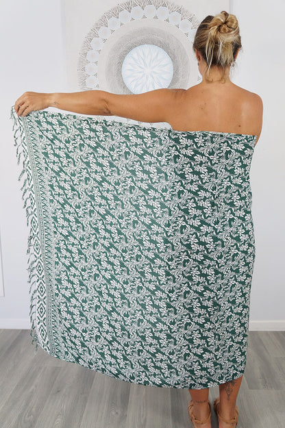 "Gardenia" Sarong