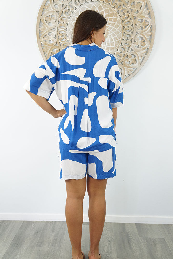 Abbey Shirt & Summer Short "Abstract Geo"