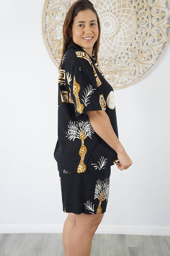 Abbey Shirt & Summer Short "Fan Palm"