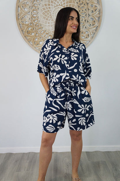 Abbey Shirt & Summer Short "Jellyfish"