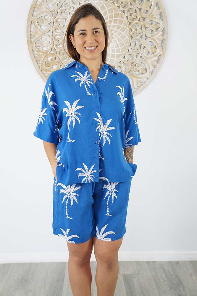 Abbey Shirt & Summer Short "One Palm"