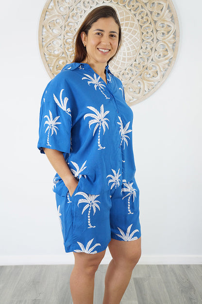 Abbey Shirt & Summer Short "One Palm"
