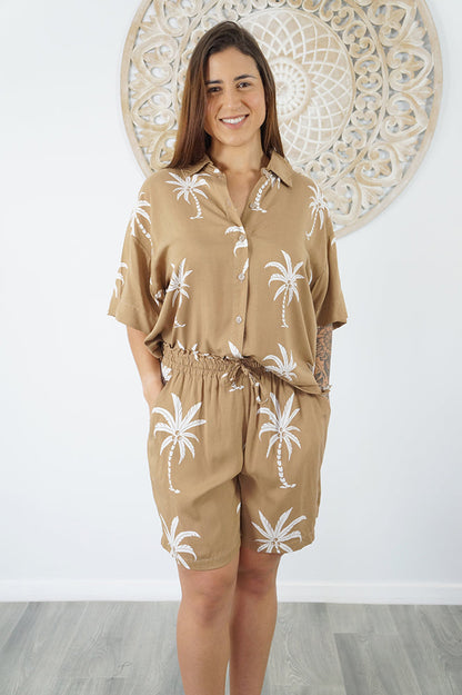 Abbey Shirt & Summer Short "One Palm"