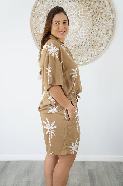 Abbey Shirt & Summer Short "One Palm"