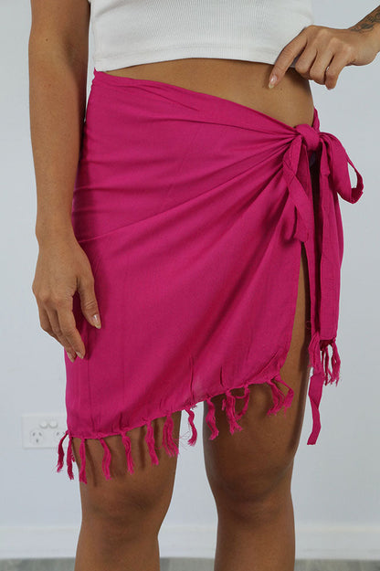 Plain Short Bikini Tie