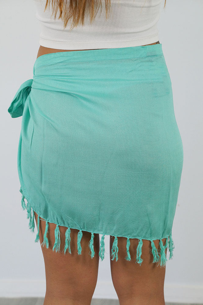 Plain Short Bikini Tie