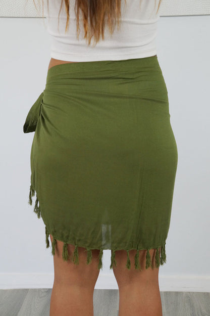 Plain Short Bikini Tie