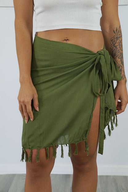 Plain Short Bikini Tie