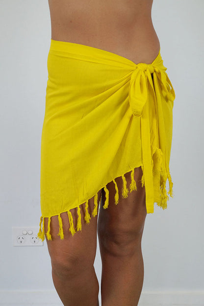 Plain Short Bikini Tie