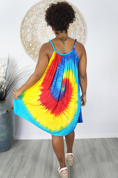 Short Delta Dress Rainbow