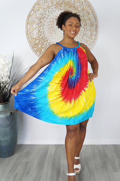 Short Delta Dress Rainbow