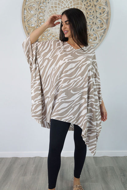 Short Tunic "Large Zebra"