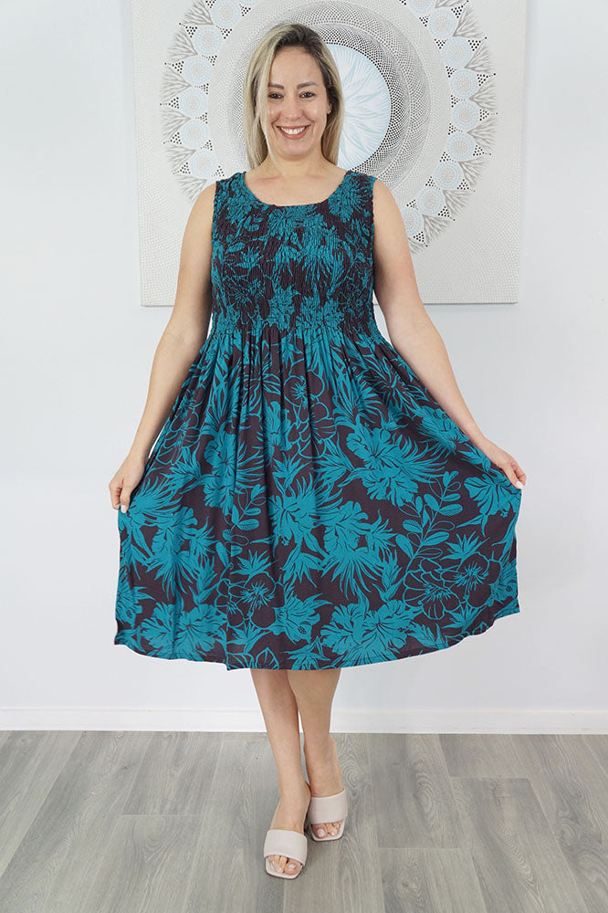 Singlet Smock Dress "Honolulu"
