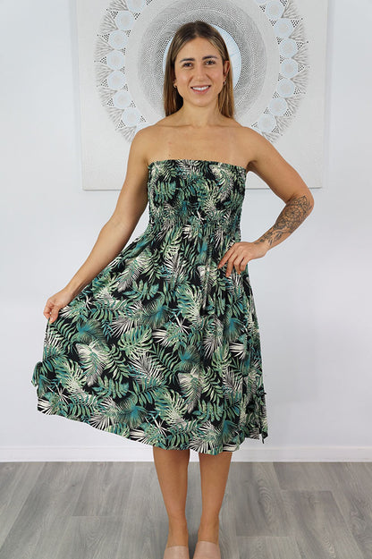 Smock Dress "Tree Fern"