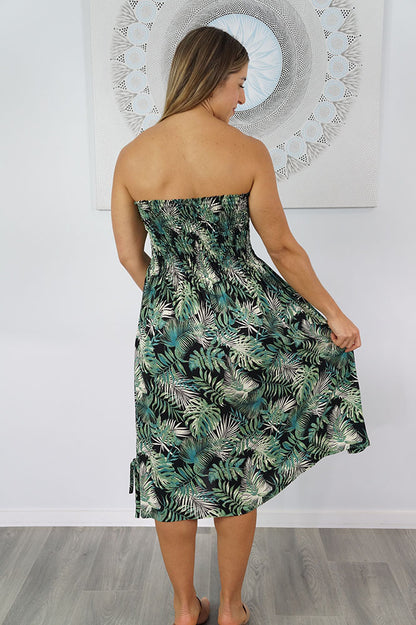 Smock Dress "Tree Fern"