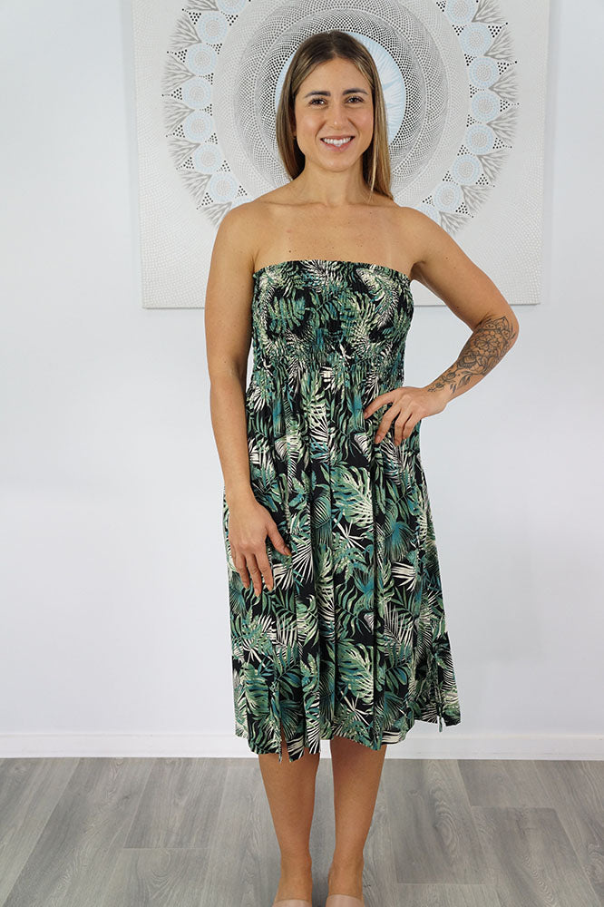 Smock Dress "Tree Fern"