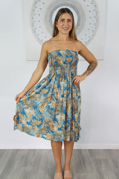 Smock Dress "Tree Fern"