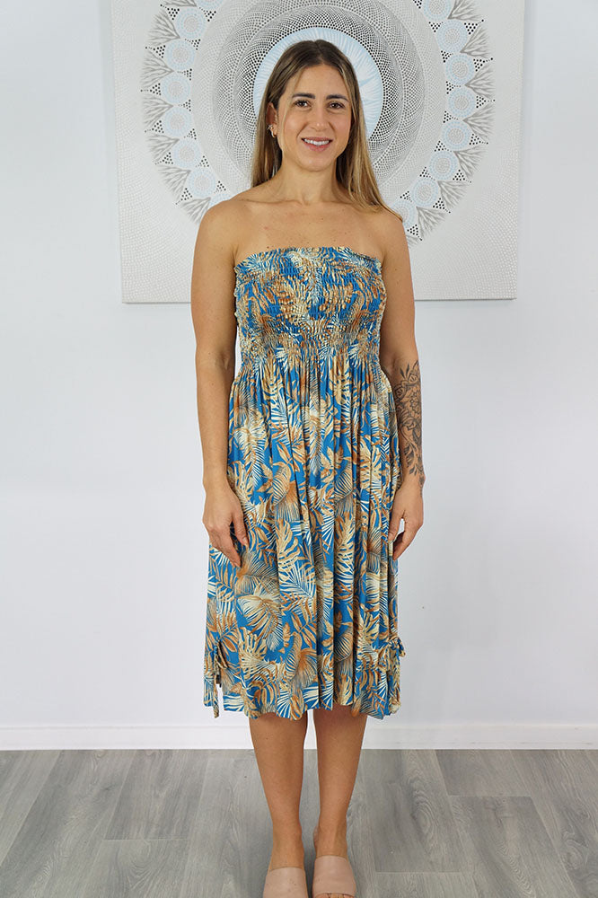Smock Dress "Tree Fern"