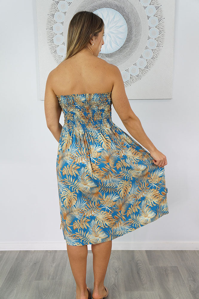 Smock Dress "Tree Fern"