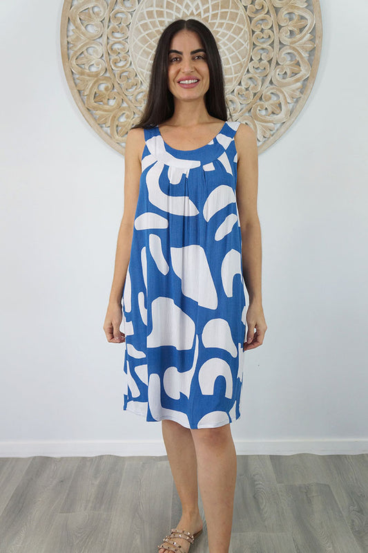 Tahiti Dress "Abstract Geo"