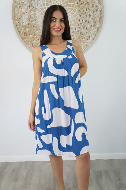 Tahiti Dress "Abstract Geo"