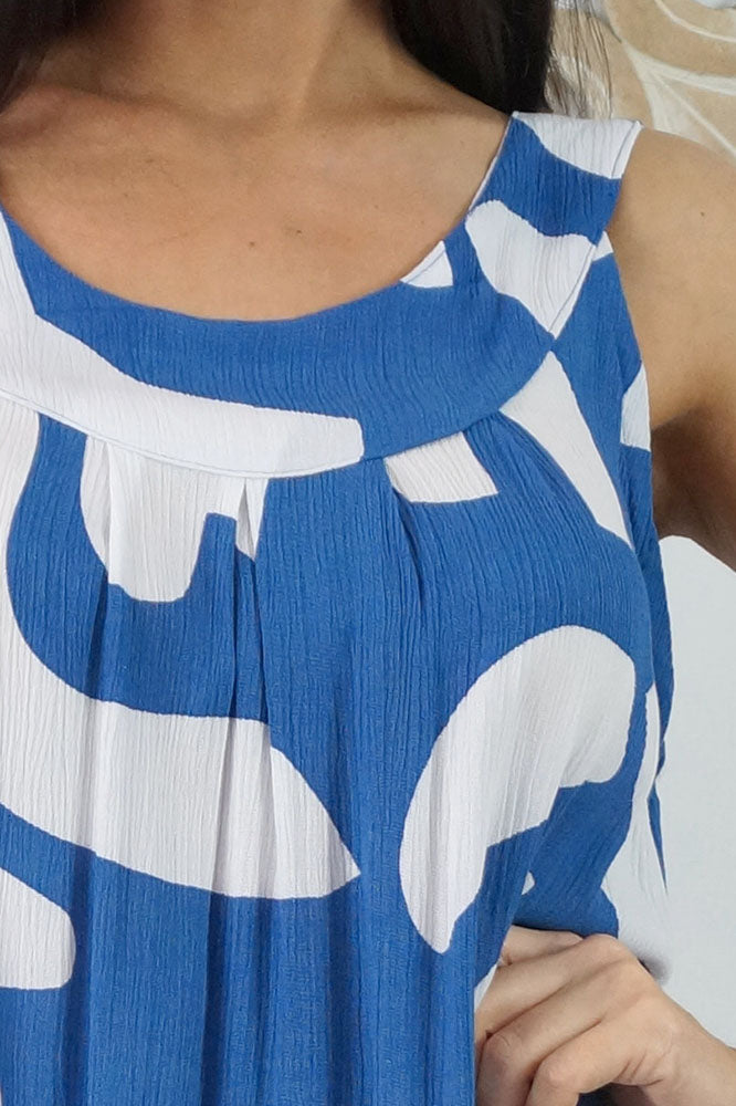 Tahiti Dress "Abstract Geo"