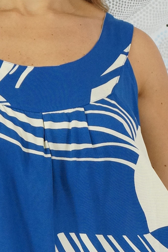 Tahiti Dress  "Footprints"
