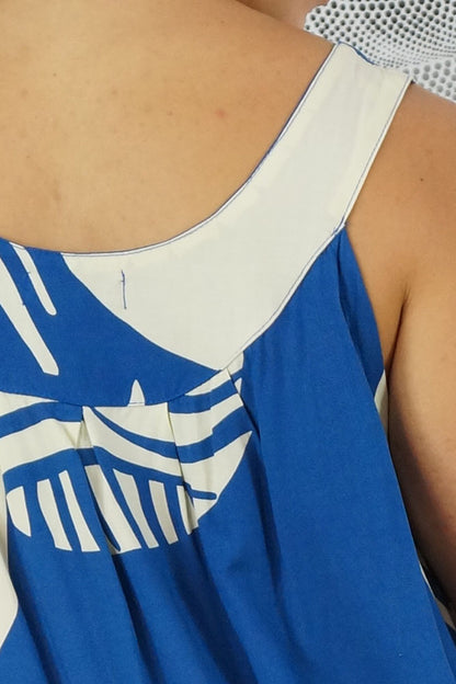 Tahiti Dress  "Footprints"