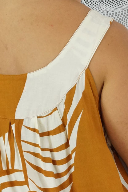 Tahiti Dress  "Footprints"