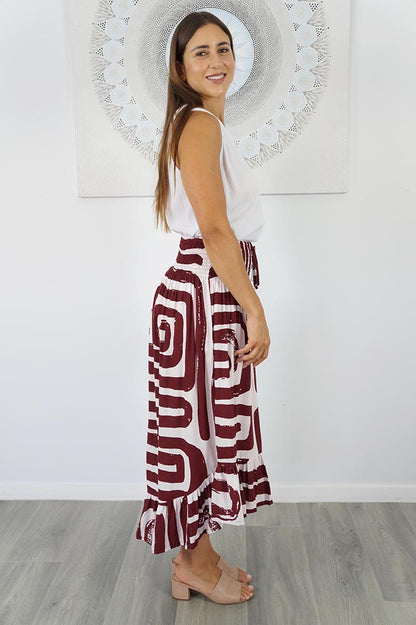 Tangelo Skirt "Pathways"