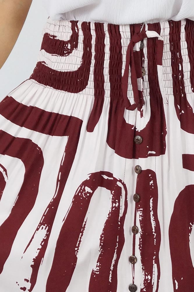 Tangelo Skirt "Pathways"