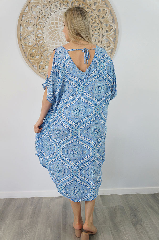 Tea Tree Dress "Geo Crossover"